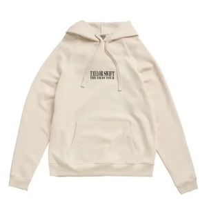 official taylor swift the eras tour beige hoodie
